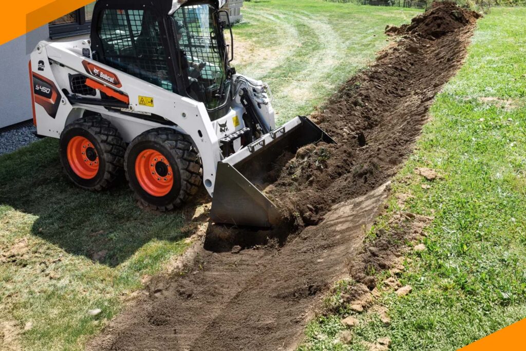 Minipala gommata con ruote per cantiere piccolo RMC